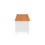 Jemini Rectangular Panel End Desk 1800x800x730mm Beech KF804826