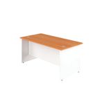 Jemini Rectangular Panel End Desk 1800x800x730mm Beech KF804826