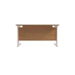 Jemini Rectangular Cantilever Desk 1200x800x730mm Nova Oak/White KF806882