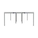 Jemini 6 Person Bench Desk 4800x1600x730mm White/White KF809531