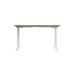 Jemini Sit/Stand Height Adjustable Desk 1200x800 NOak/Wht KF809784