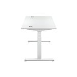 Jemini Sit/Stand Height Adjustable Desk 1200x800 Wht KF809791