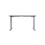 Jemini Sit/Stand Height Adjustable Desk 1400x800 Wht/Slv KF809852