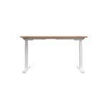 Jemini Sit/Stand Height Adjustable Desk 1400x800 Bch/Wht KF809869