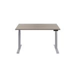Jemini Sit/Stand Height Adjustable Desk 1600x800 GOak/Slv KF809944