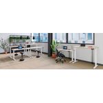 Ff Jemini Sitstand 1600X800 Dwal/Wh