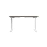 Jemini Sit/Stand Height Adjustable Desk 1600x800 GOak/Wht KF810001
