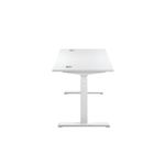 Jemini Sit/Stand Height Adjustable Desk 1600x800 Wht/Wht KF810032