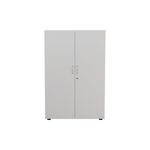 Jemini Wooden Cupboard 800x450x1200mm White KF810278