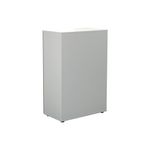 Jemini Wooden Cupboard 800x450x1600mm White/Grey Oak KF810476