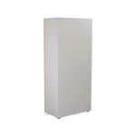 Jemini Wooden Cupboard 800x450x1800mm White/Beech KF810629