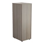 Jemini Essentials 4 Drawer Filing Cabinet 464x600x1365mm Grey Oak KF81091