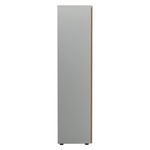 Jemini Wooden Cupboard 800x450x1800mm White/Nova Oak KF810971