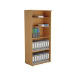 Jemini Wooden Bookcase 800x450x1800mm Nova Oak KF811015