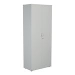 Jemini Wooden Cupboard 800x450x2000mm White KF811091
