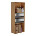 Jemini Wooden Bookcase 800x450x2000mm Nova Oak KF811183