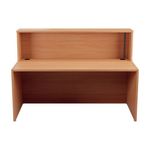 Jemini Reception Unit 1400x800x740mm Beech KF816265