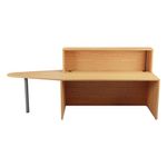 Jemini Reception Unit with Extension 1400x800x740mm Nova Oak KF816295