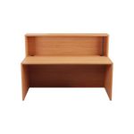 Jemini Reception Unit 1600x800x740mm Beech KF816302