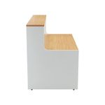 Jemini Reception Unit 1400x800x740mm Nova Oak/White KF816357