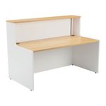 Jemini Reception Unit 1600x800x740mm Nova Oak/White KF816394