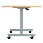 Jemini Rectangular Tilting Table 1600x700x720mm Nova Oak/Silver KF816852
