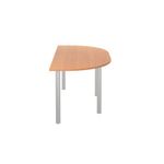 Jemini Semi Circular Multipurpose Table 1600x800x730mm Beech KF819899