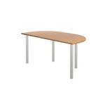 Jemini Semi Circular Multipurpose Table 1600x800x730 Nova Oak KF819936