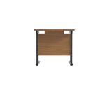 Jemini Rectangular Double Upright Cantilever Desk 800x600x730mm Nova Oak/Black KF820352
