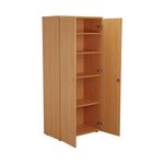 First Wooden Storage Cupboard 800x450x1800mm Beech KF820963