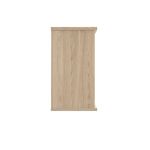 Polaris Bookcase 1 Shelf 800x400x730mm Canadian Oak KF821036