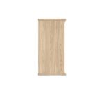 Polaris Bookcase 1 Shelf 800x400x816mm Canadian Oak KF821046