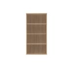 Polaris Bookcase 3 Shelf 800x400x1592mm Canadian Oak KF821066