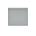 Polaris Bookcase 1 Shelf 800x400x730mm Arctic White KF821086