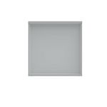 Polaris Bookcase 1 Shelf 800x400x816mm Arctic White KF821096