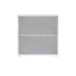 Polaris Bookcase 1 Shelf 800x400x816mm Arctic White KF821096