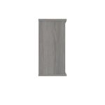 Polaris Bookcase 1 Shelf 800x400x816mm Alaskan Grey Oak KF821146