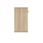 Polaris Cupboard Lockable 800x400x730mm Canadian Oak KF821230