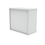Polaris Cupboard Lockable 800x400x730mm Arctic White KF821286