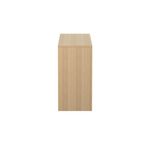 5 Star Modara Bookcase 1 Shelf 750x400x800mm Ferrera Oak KF822066