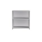 5 Star Modara Bookcase with 1 Shelf 750x400x800mm White KF822073