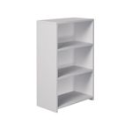 5 Star Modara Bookcase 2 Shelves 750x400x1200mm White KF822103