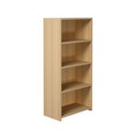 5 Star Modara Bookcase 3 Shelves 750x400x1600mm Oak KF822127