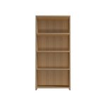 5 Star Modara Bookcase 3 Shelves 750x400x1600mm Oak KF822127