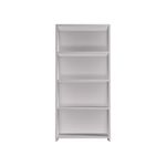 5 Star Modara Bookcase 3 Shelves 750x400x1600mm White KF822134