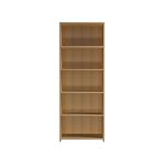 5 Star Modara Bookcase 4 Shelves 750x400x2000mm Oak KF822158