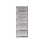 5 Star Modara Bookcase 4 Shelves 750x400x2000mm White KF822165
