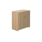 5 Star Modara Lockable Cupboard 1 Shelf 750x400x800mm Oak KF822189