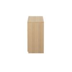 5 Star Modara Lockable Cupboard 1 Shelf 750x400x800mm Oak KF822189