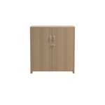 5 Star Modara Lockable Cupboard 1 Shelf 750x400x800mm Oak KF822189
